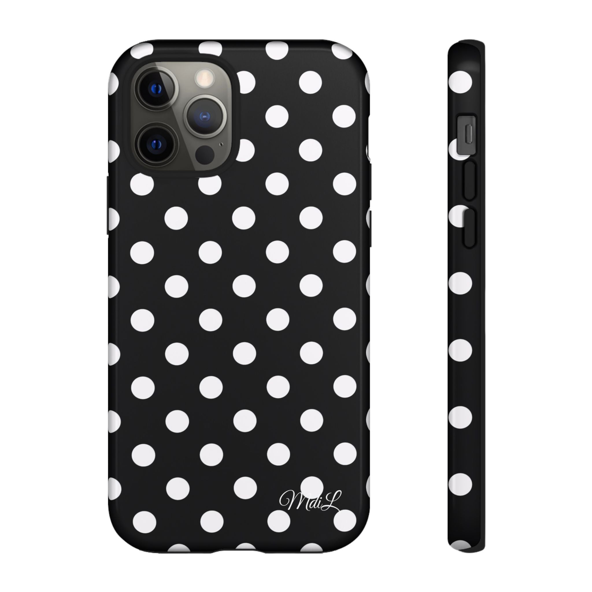 Polka Dots | White and Black - Mare di Luna