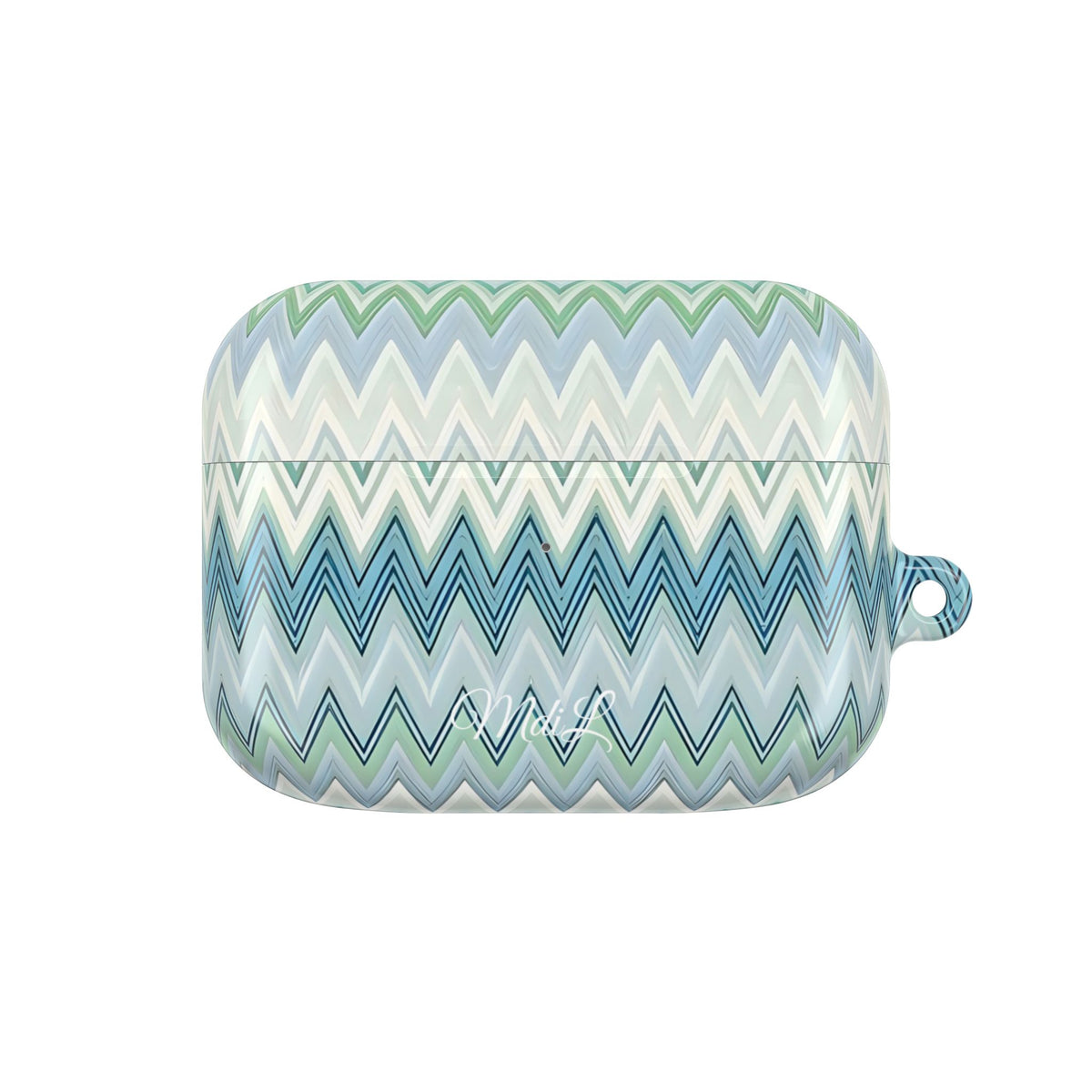 Teal Zag AirPods Case