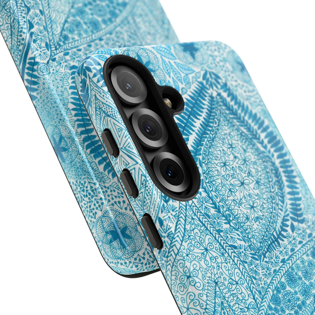 Teal Paisley