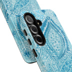 Teal Paisley
