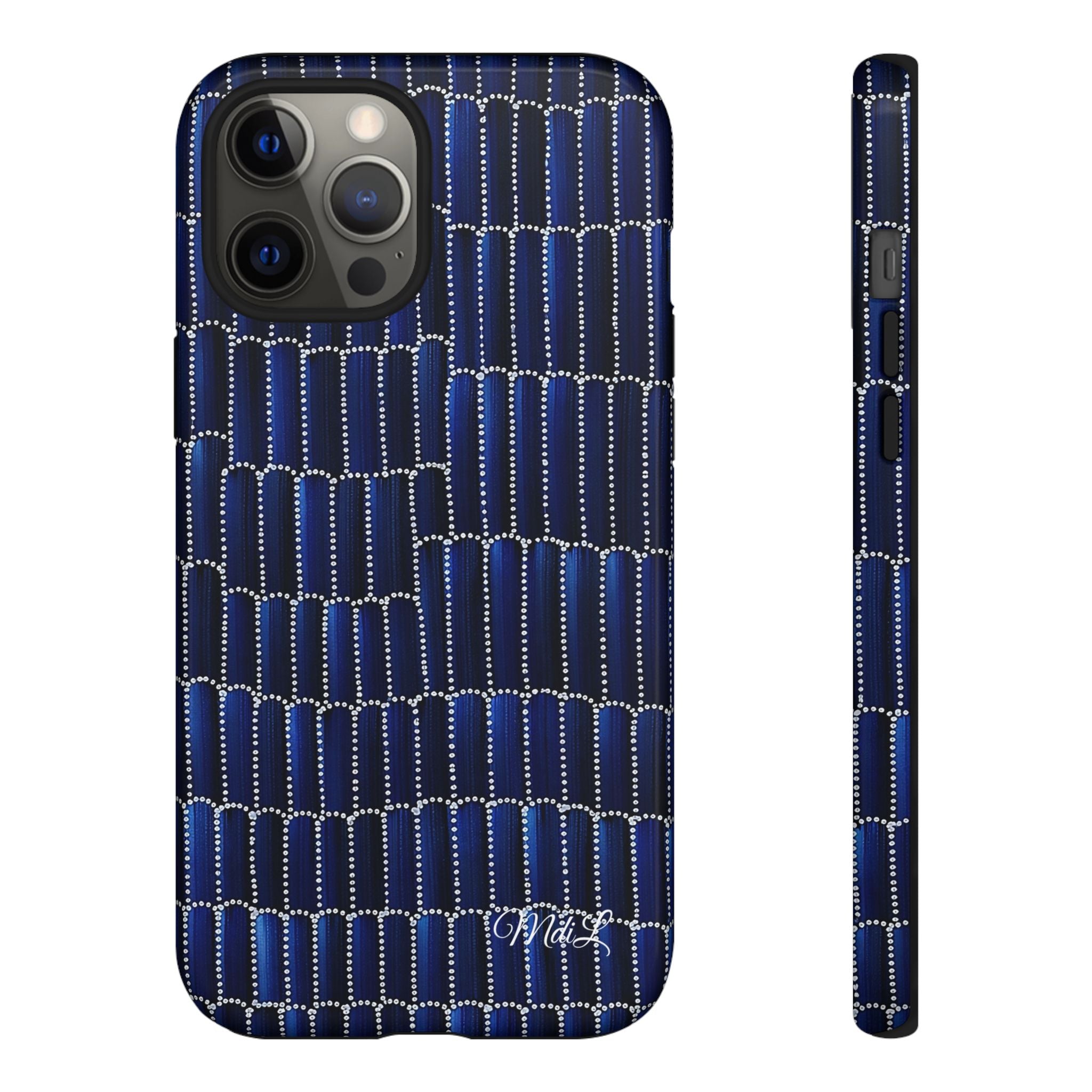 Watercolor Diamonds | Midnight Blue - Mare di Luna
