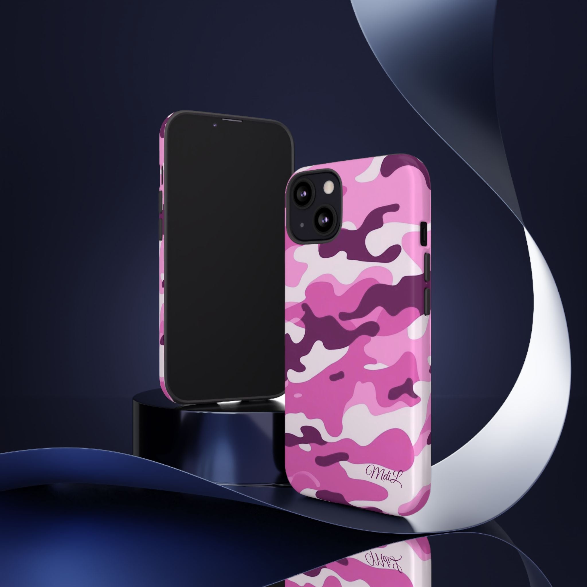 Fuschia Camo iPhone Case