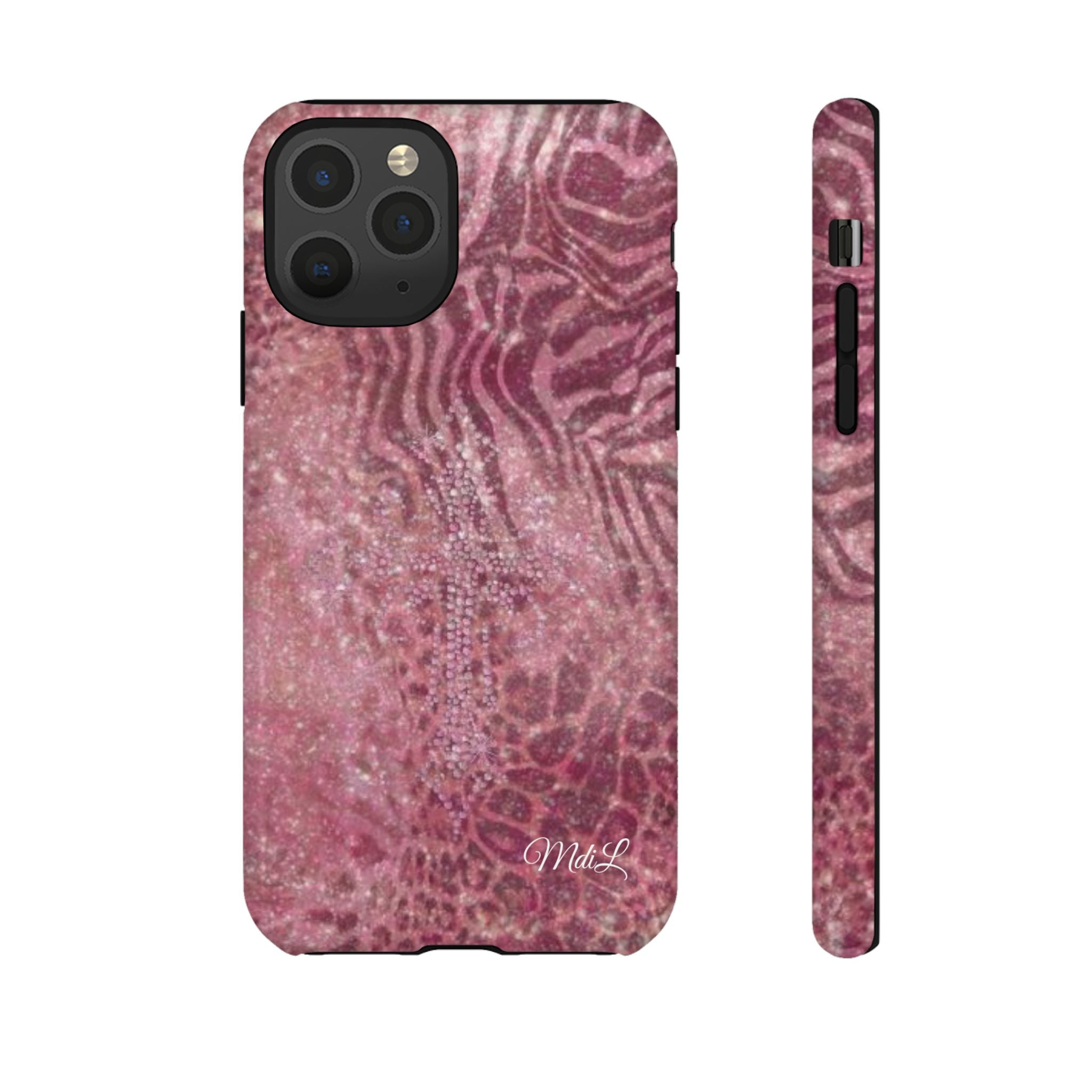 Pink Cross iPhone Case