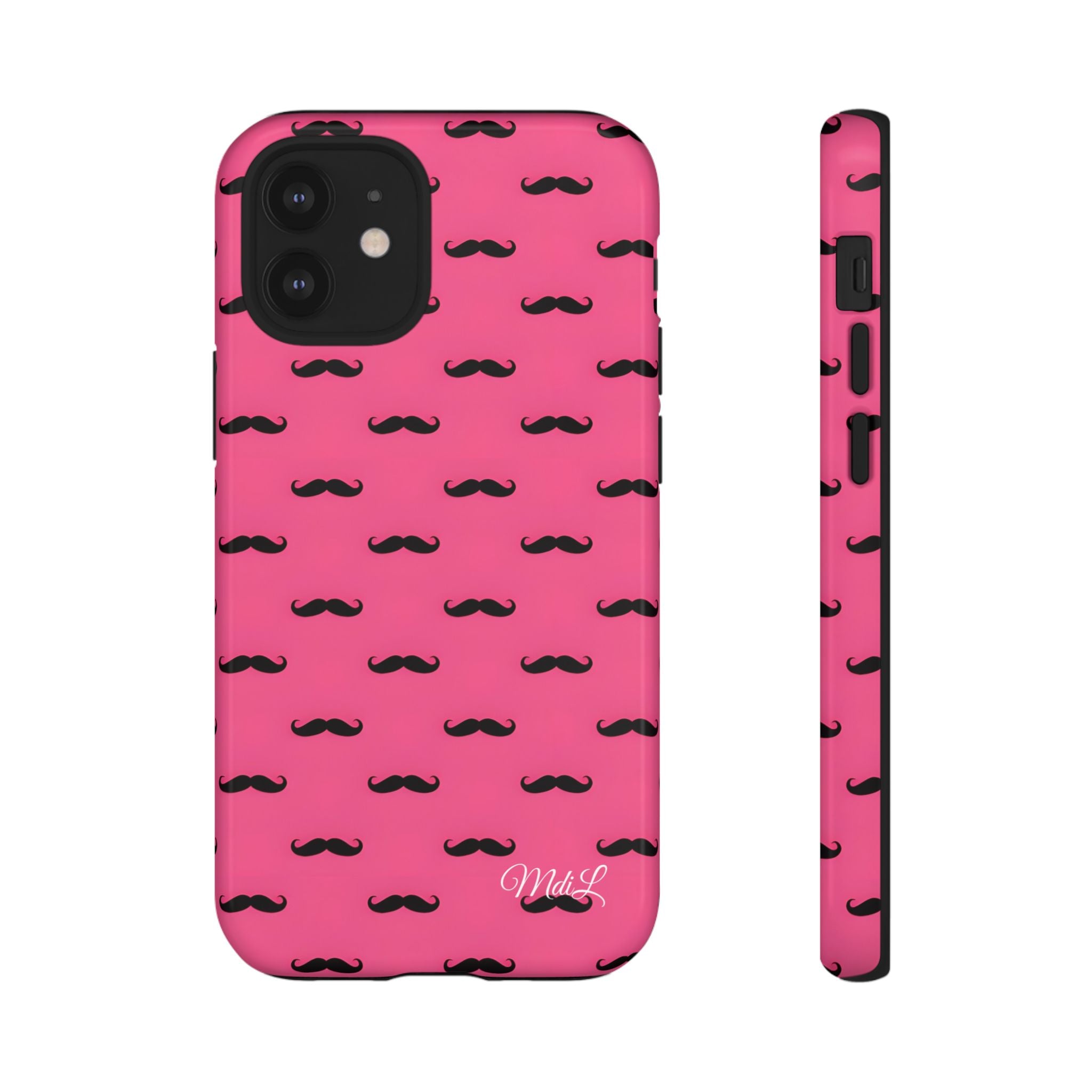 Pink Moustache iPhone Case