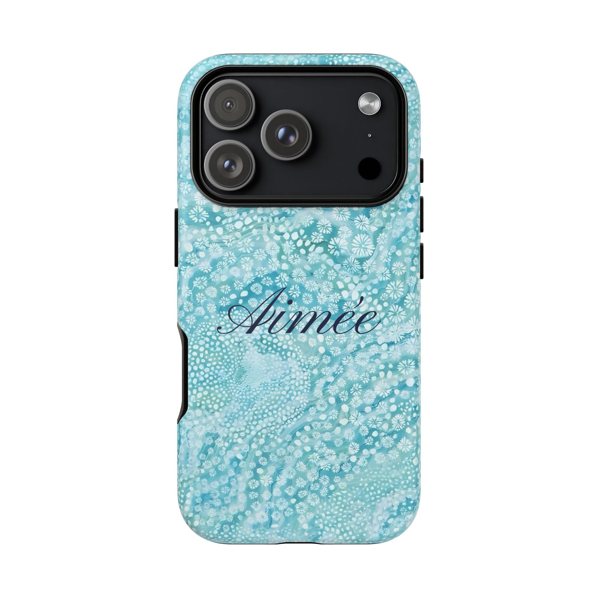 Teal Florals Personalized