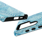 Teal Paisley