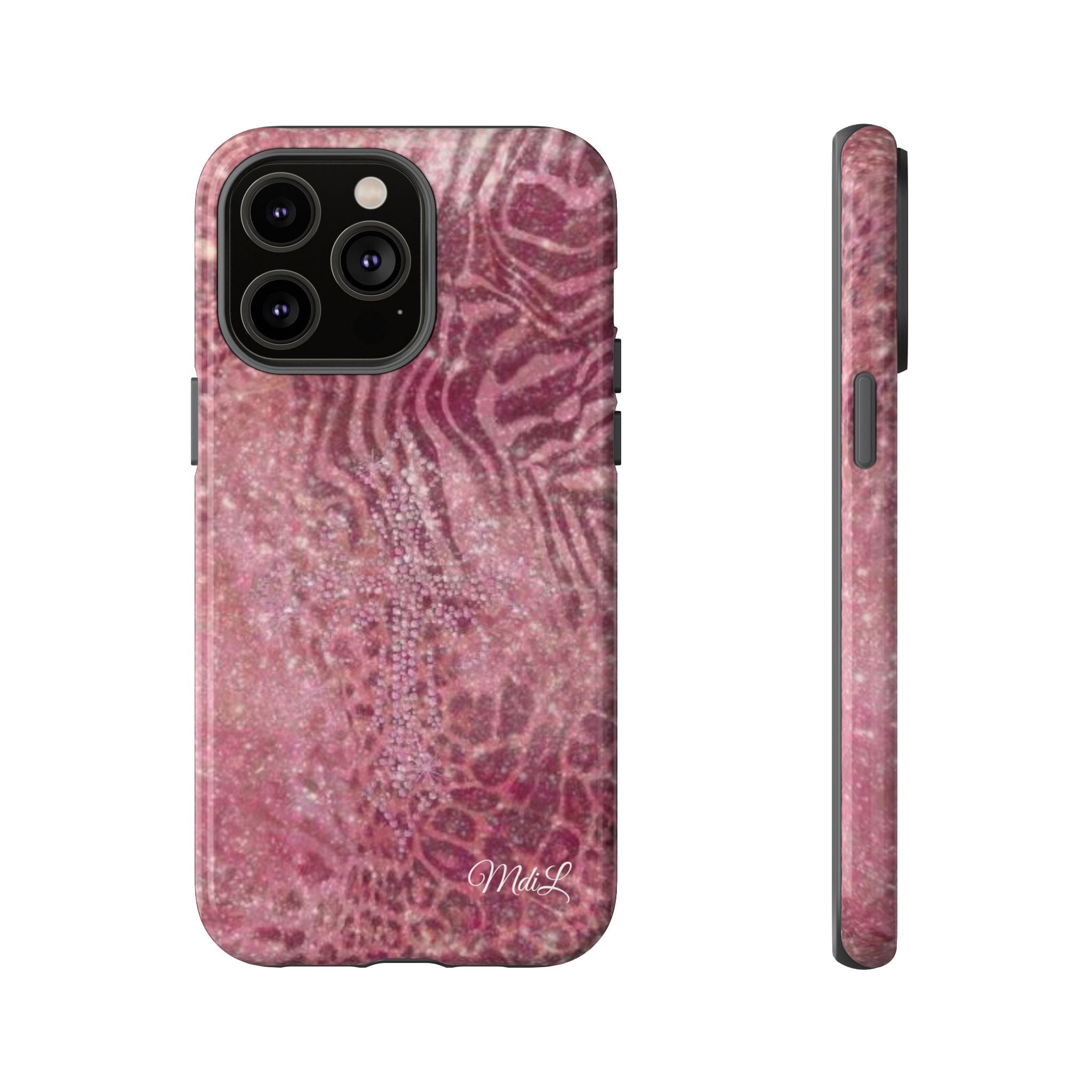 Pink Cross iPhone Case