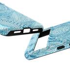 Teal Paisley