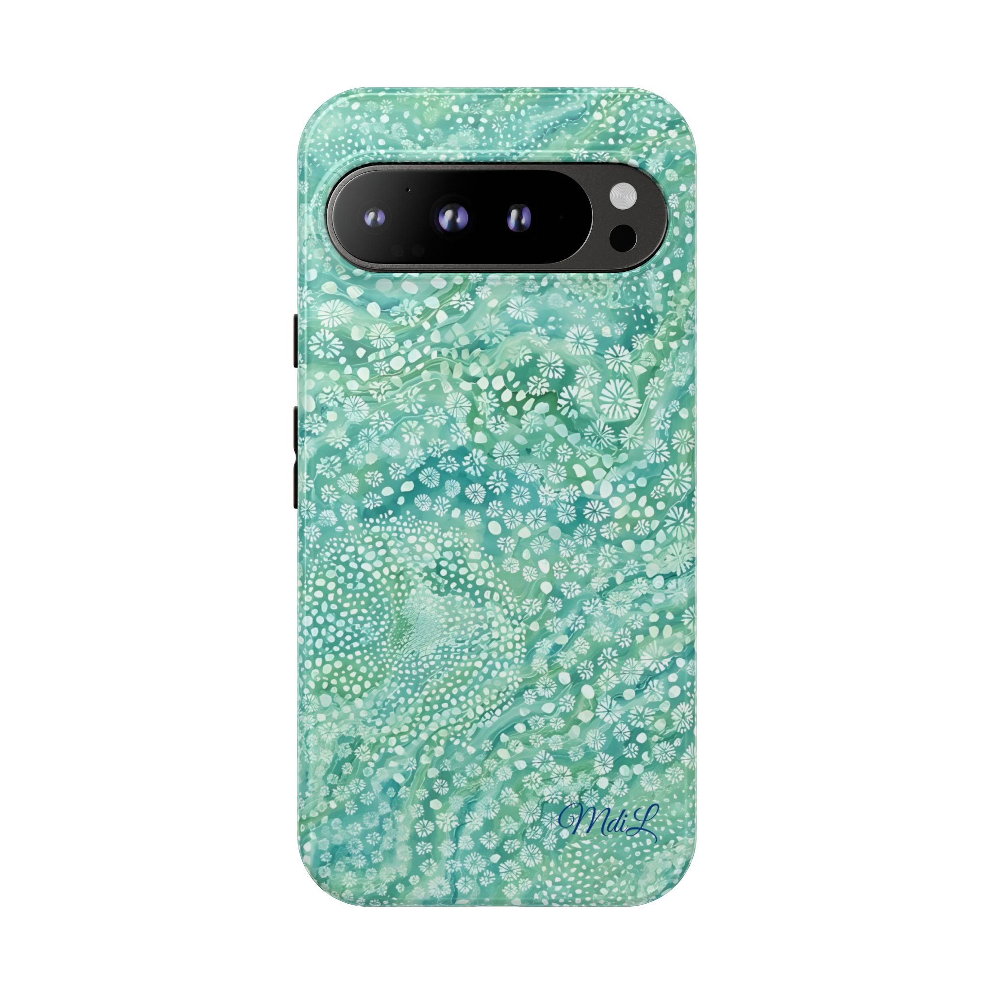 Teal Florals