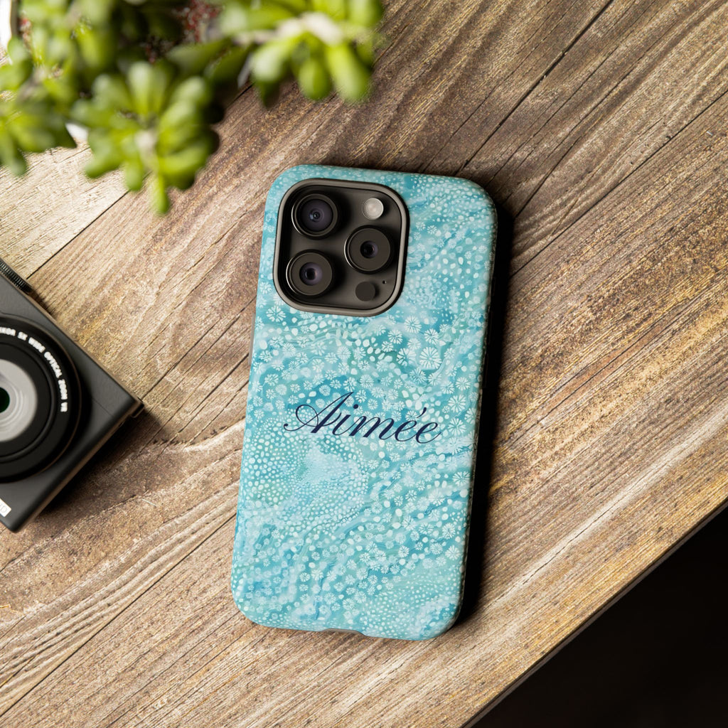 Teal Florals Personalized