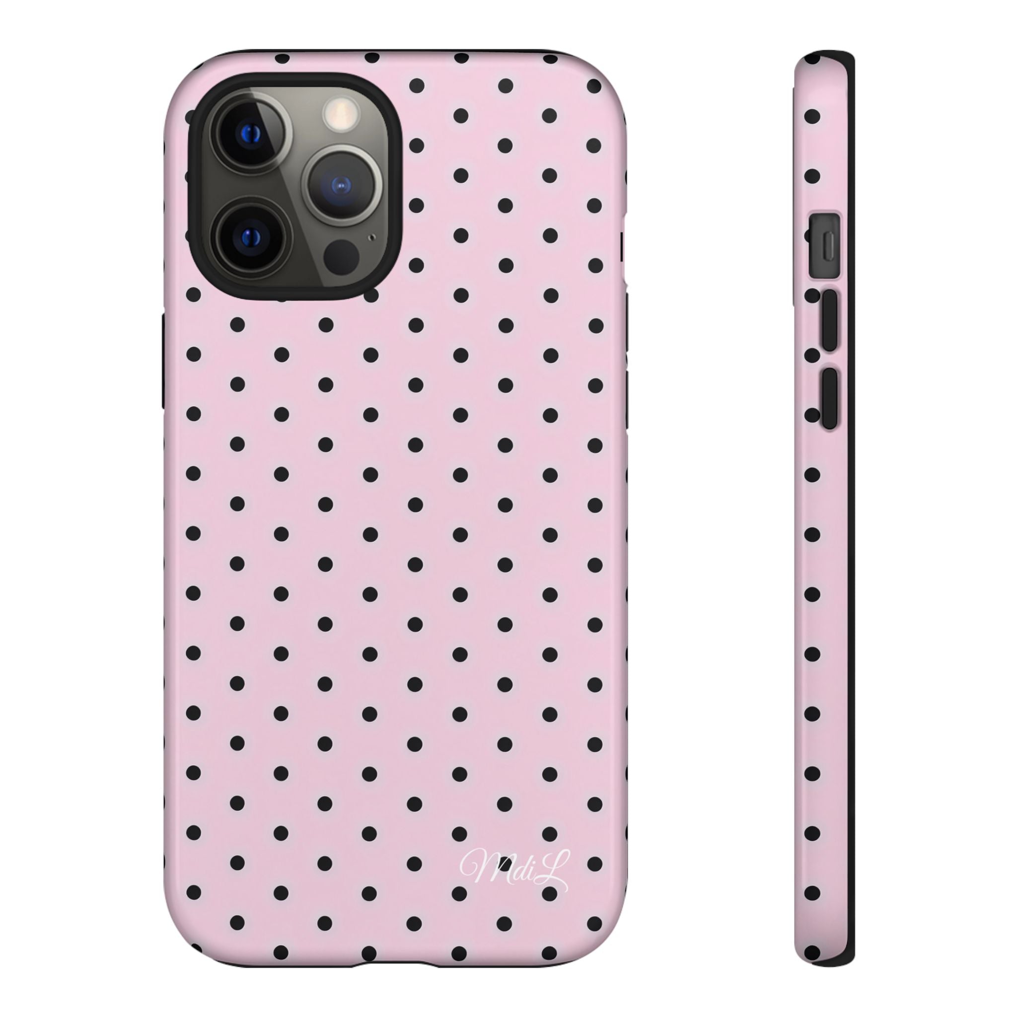 Polka Dots | Pink and Black - Mare di Luna