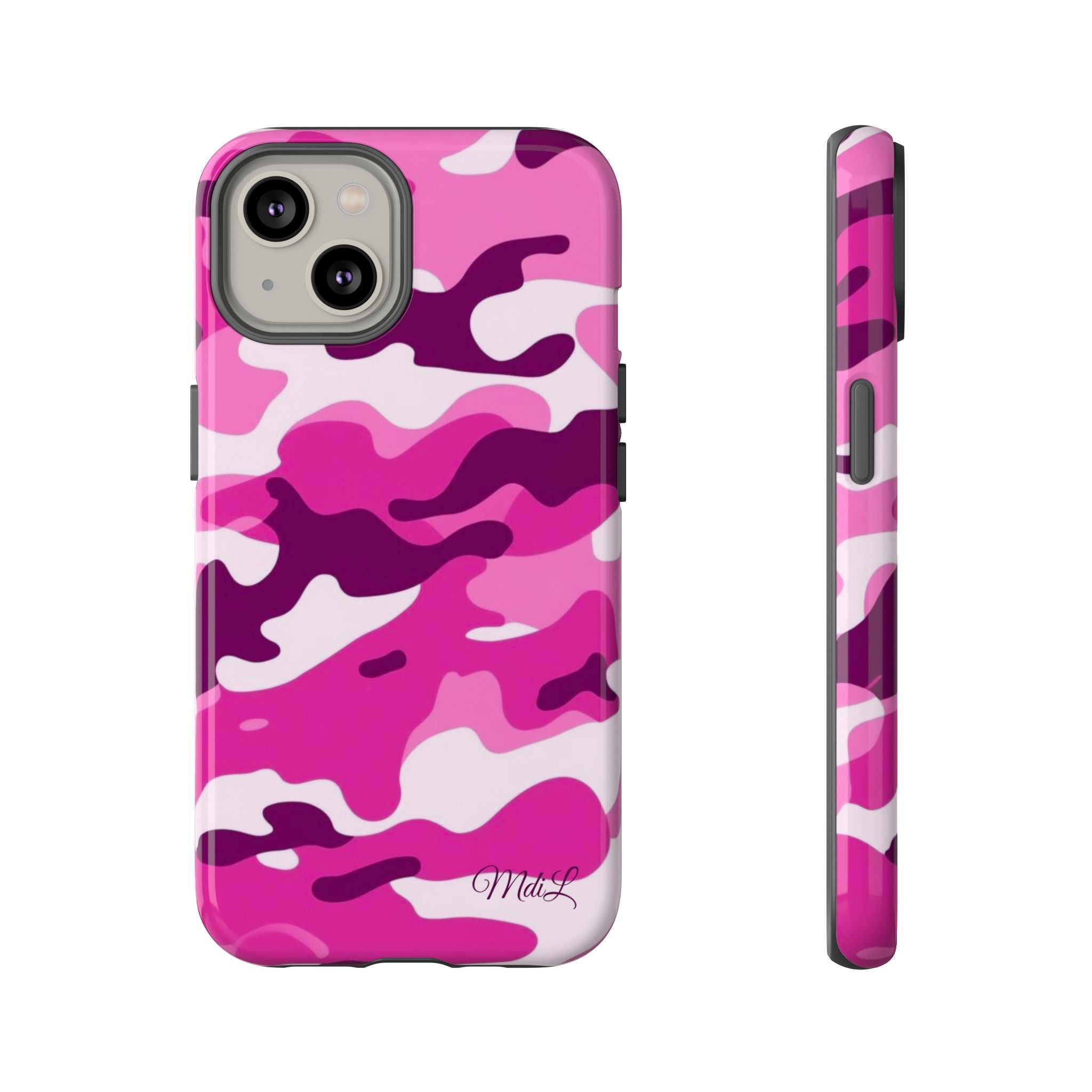 Magenta Camo iPhone Case
