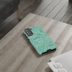 Teal Florals