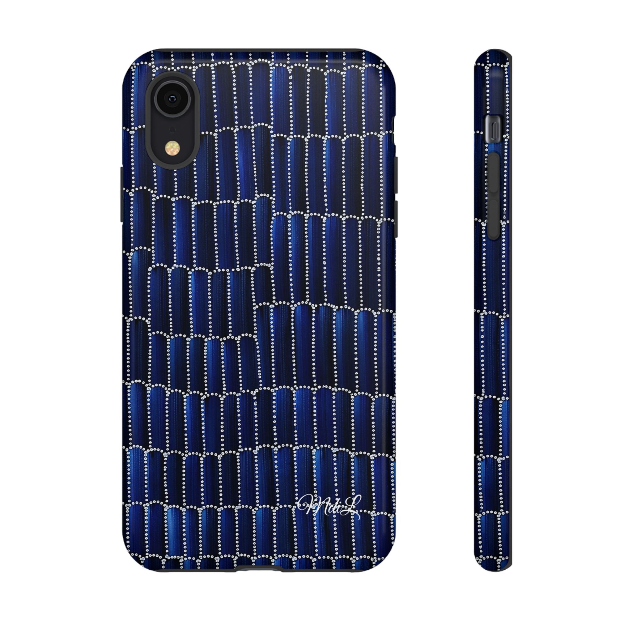 Watercolor Diamonds | Midnight Blue - Mare di Luna