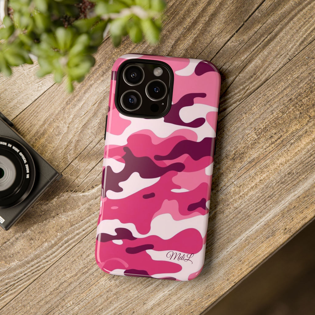Pink Camo iPhone Case